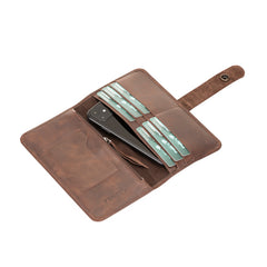 Cartera de viaje multifuncional de piel Modena
