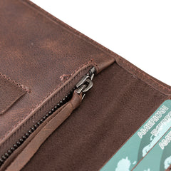 Cartera de viaje multifuncional de piel Modena