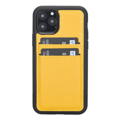 Funda tipo billetera de cuero Cosa Snap On para iPhone 11 Pro