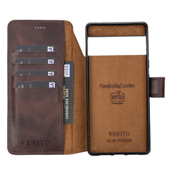 Florence-flex RFID Blocking Leather Wallet Case for Google Pixel 6 Pro