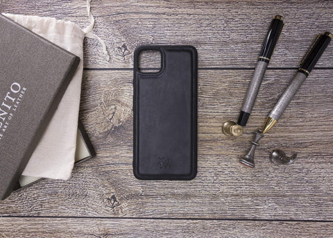 Funda de cuero Lucca Snap On para Google Pixel 4