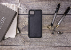 Funda de cuero Lucca Snap On para Google Pixel 4