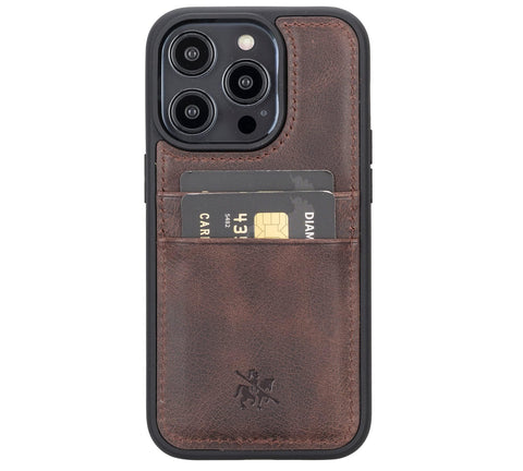 Capri Snap On Leather Wallet Case for iPhone 14 Pro