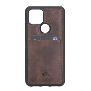 Capri Snap On Leather Wallet Case for Google Pixel 5