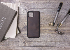 Funda de cuero Lucca Snap On para Google Pixel 4 XL