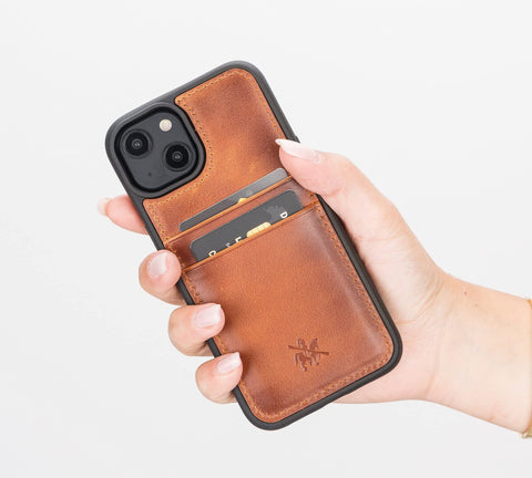 Capri Snap On Leather Wallet Case for iPhone 14