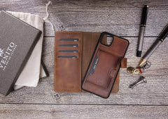 Funda tipo billetera de cuero con bloqueo RFID Florence para Google Pixel 4