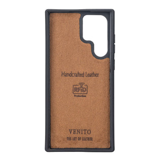 Funda tipo billetera de cuero Capri Snap On para Samsung Galaxy S22 Ultra