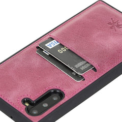 Funda tipo billetera de cuero Cosa Snap On para Samsung Galaxy Note 10