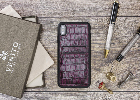Cosa Snap On Leather Wallet Case for iPhone XS Max