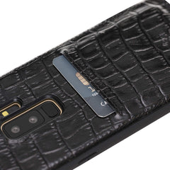 Funda tipo billetera de cuero Cosa Snap On para Samsung Galaxy S9 Plus