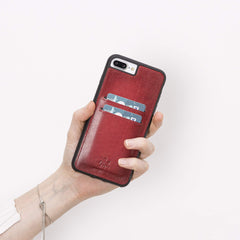 Cosa Snap On Leather Wallet Case for iPhone 7 Plus