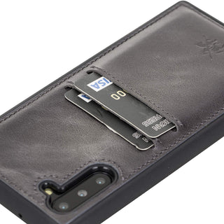 Funda tipo billetera de cuero Cosa Snap On para Samsung Galaxy Note 10