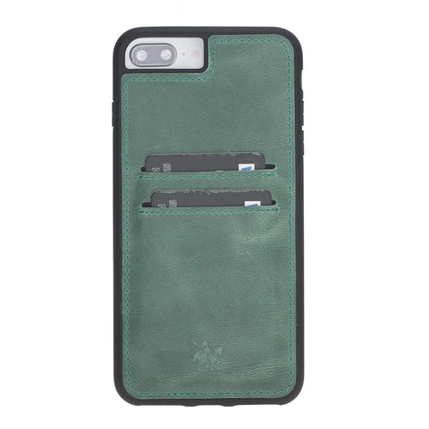 Funda tipo billetera de cuero Cosa Snap On para iPhone 7 Plus
