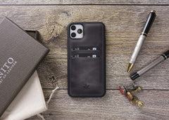 Cosa Snap On Leather Wallet Case for iPhone 11 Pro Max