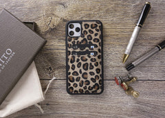 Cosa Snap On Leather Wallet Case for iPhone 11 Pro Max