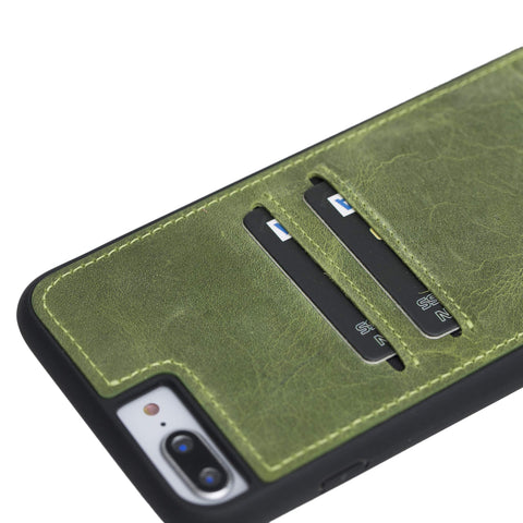 Funda tipo billetera de cuero Cosa Snap On para iPhone 7 Plus