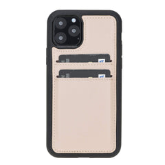 Funda tipo billetera de cuero Cosa Snap On para iPhone 11 Pro