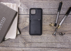 Funda tipo billetera de cuero Capri Snap On para Google Pixel 4