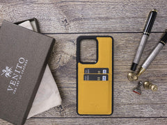 Funda tipo billetera de cuero Capri Snap On para Samsung Galaxy S20 Ultra