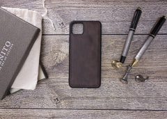 Funda de cuero Lucca Snap On para Google Pixel 4