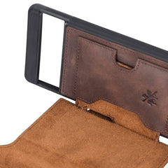Funda tipo billetera de cuero con bloqueo RFID Florence-flex para Google Pixel 7 Pro