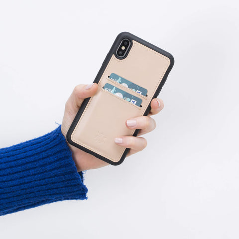 Cosa Snap On Leather Wallet Case for iPhone XS Max
