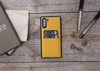 Funda tipo billetera de cuero Cosa Snap On para Samsung Galaxy Note 10