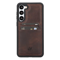 Funda tipo billetera de cuero Capri Snap On para Samsung Galaxy S23 Plus