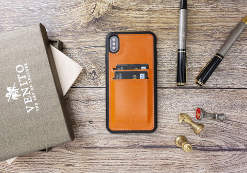 Cosa Snap On Leather Wallet Case for iPhone XS Max