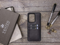 Funda tipo billetera de cuero Capri Snap On para Samsung Galaxy S20 Ultra