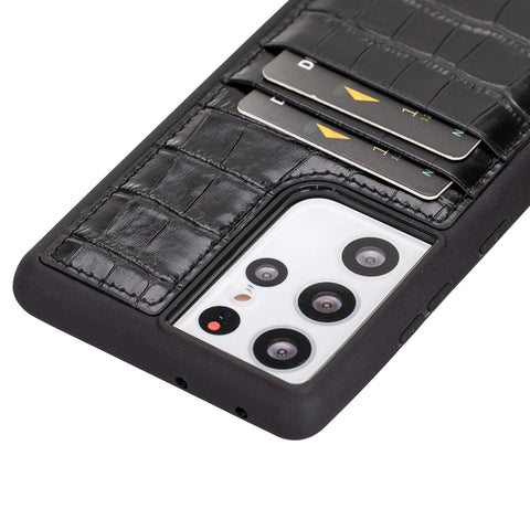 Capri Snap On Leather Wallet Case for Samsung Galaxy S21 Ultra