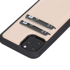 Funda tipo billetera de cuero Cosa Snap On para iPhone 11 Pro