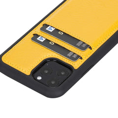 Funda tipo billetera de cuero Cosa Snap On para iPhone 11 Pro
