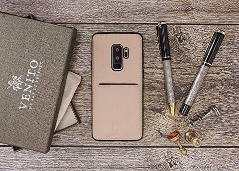 Cosa Snap On Leather Wallet Case for Samsung Galaxy S9 Plus