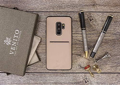 Funda tipo billetera de cuero Cosa Snap On para Samsung Galaxy S9 Plus