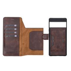 Florence-flex RFID Blocking Leather Wallet Case for Google Pixel 6 Pro