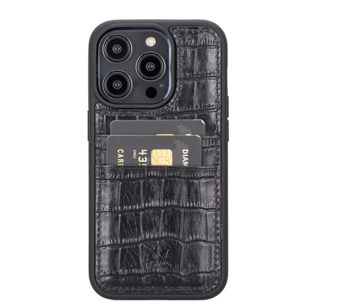 Capri Snap On Leather Wallet Case for iPhone 14 Pro
