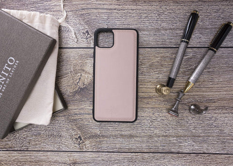 Funda de cuero Lucca Snap On para Google Pixel 4