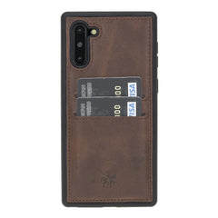 Funda tipo billetera de cuero Cosa Snap On para Samsung Galaxy Note 10