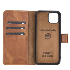 Funda tipo billetera de cuero con bloqueo RFID Florence para Google Pixel 4