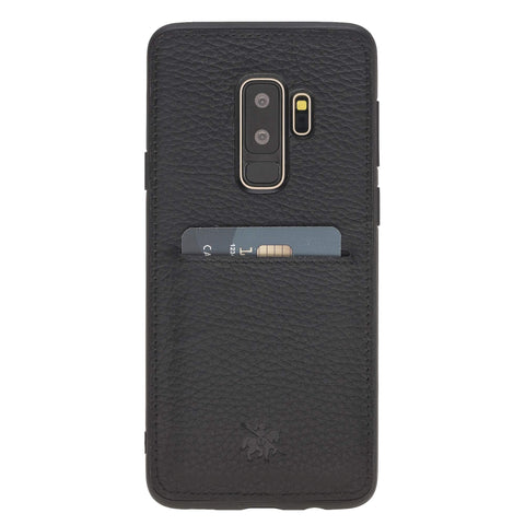 Cosa Snap On Leather Wallet Case for Samsung Galaxy S9 Plus