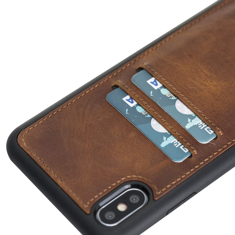 Cosa Snap On Leather Wallet Case for iPhone XS Max