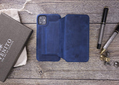 Venice RFID Blocking Leather Wallet Stand Case for iPhone 11