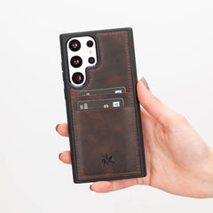 Capri Snap On Leather Wallet Case for Samsung Galaxy S23 Ultra