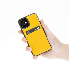 Capri Snap On Leather Wallet Case for iPhone 12 Mini
