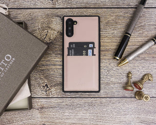 Funda tipo billetera de cuero Cosa Snap On para Samsung Galaxy Note 10