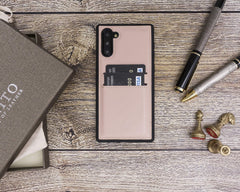 Funda tipo billetera de cuero Cosa Snap On para Samsung Galaxy Note 10