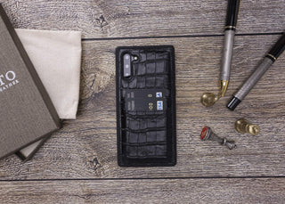 Funda tipo billetera de cuero Cosa Snap On para Samsung Galaxy Note 10
