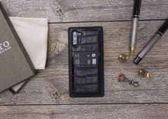 Funda tipo billetera de cuero Cosa Snap On para Samsung Galaxy Note 10